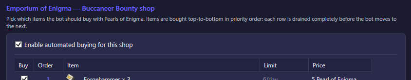 Emporium of Enigma shop overview